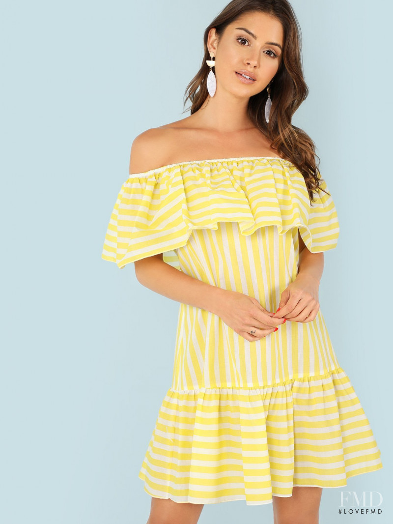 Jehane-Marie Gigi Paris featured in  the Shein catalogue for Spring/Summer 2018