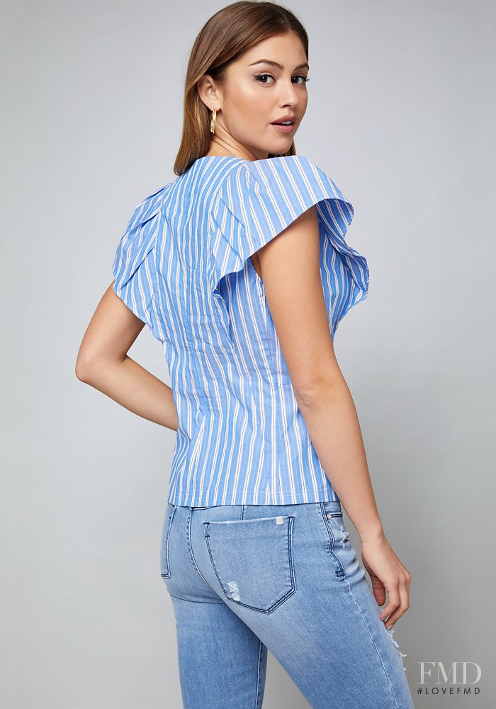 Jehane-Marie Gigi Paris featured in  the bebe catalogue for Spring/Summer 2018