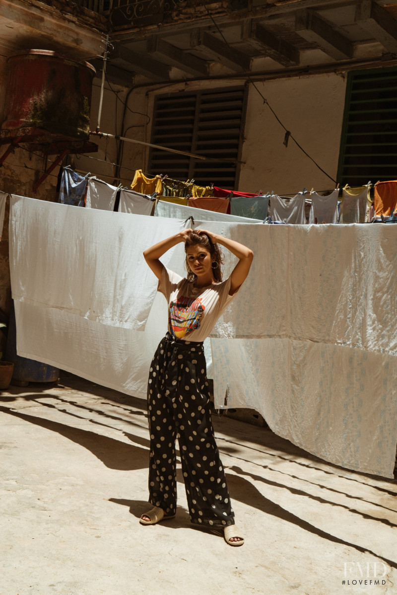 Jehane-Marie Gigi Paris featured in  the Frankie Miami lookbook for Resort 2018