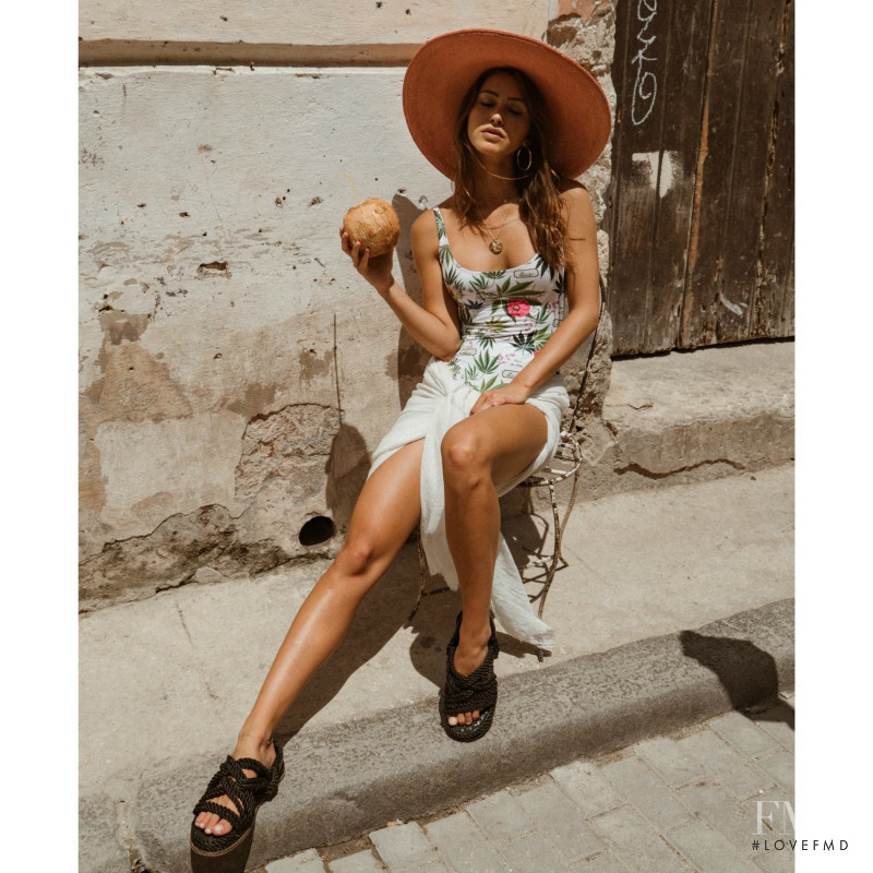 Jehane-Marie Gigi Paris featured in  the Frankie Miami lookbook for Resort 2018