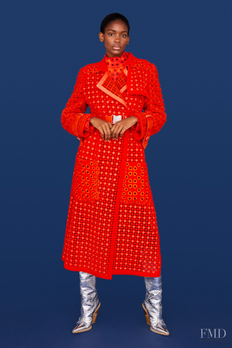 Elibeidy Dani featured in  the Fendi lookbook for Resort 2019