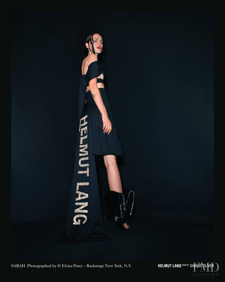 Helmut Lang as seen by Shayne Oliver lookbook for Spring/Summer 2018