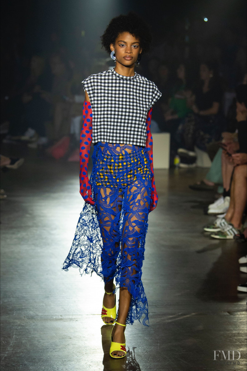 Theresa Hayes featured in  the Kenzo fashion show for Spring/Summer 2019