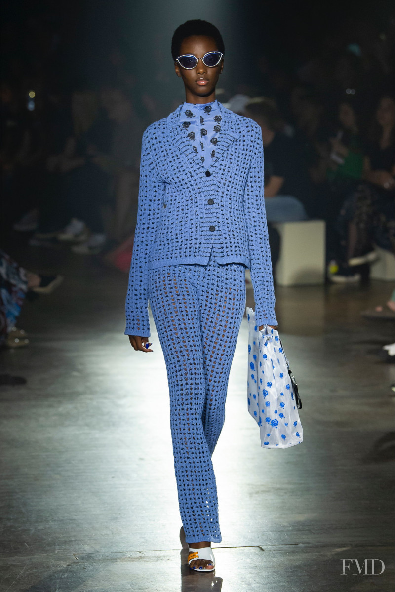 Shanniel Williams featured in  the Kenzo fashion show for Spring/Summer 2019