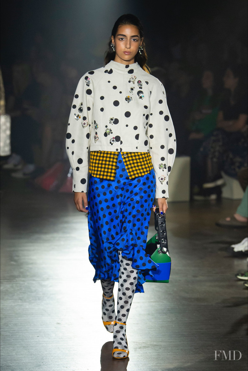 Nora Attal featured in  the Kenzo fashion show for Spring/Summer 2019