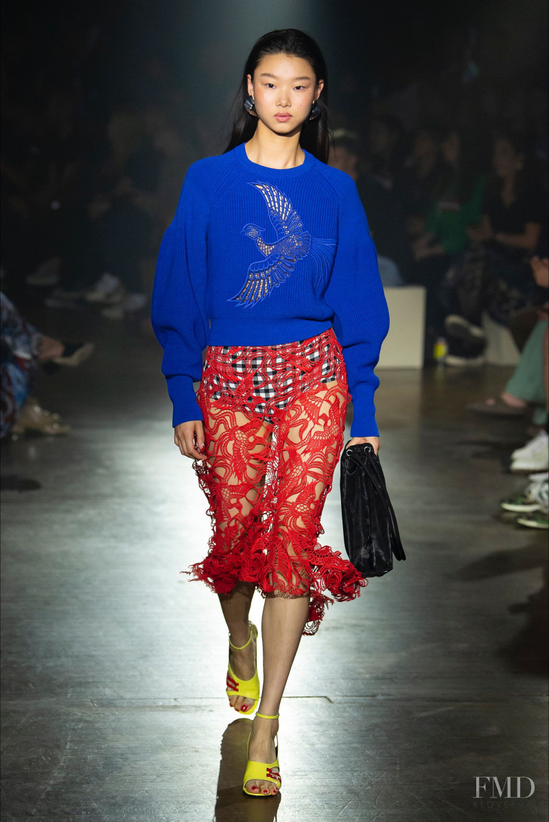 Yoon Young Bae featured in  the Kenzo fashion show for Spring/Summer 2019
