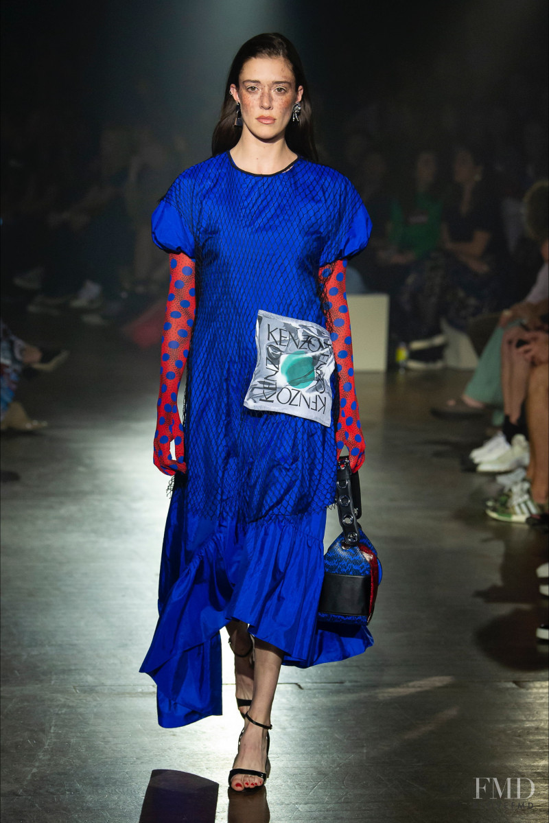 Maeva Nikita Giani Marshall featured in  the Kenzo fashion show for Spring/Summer 2019