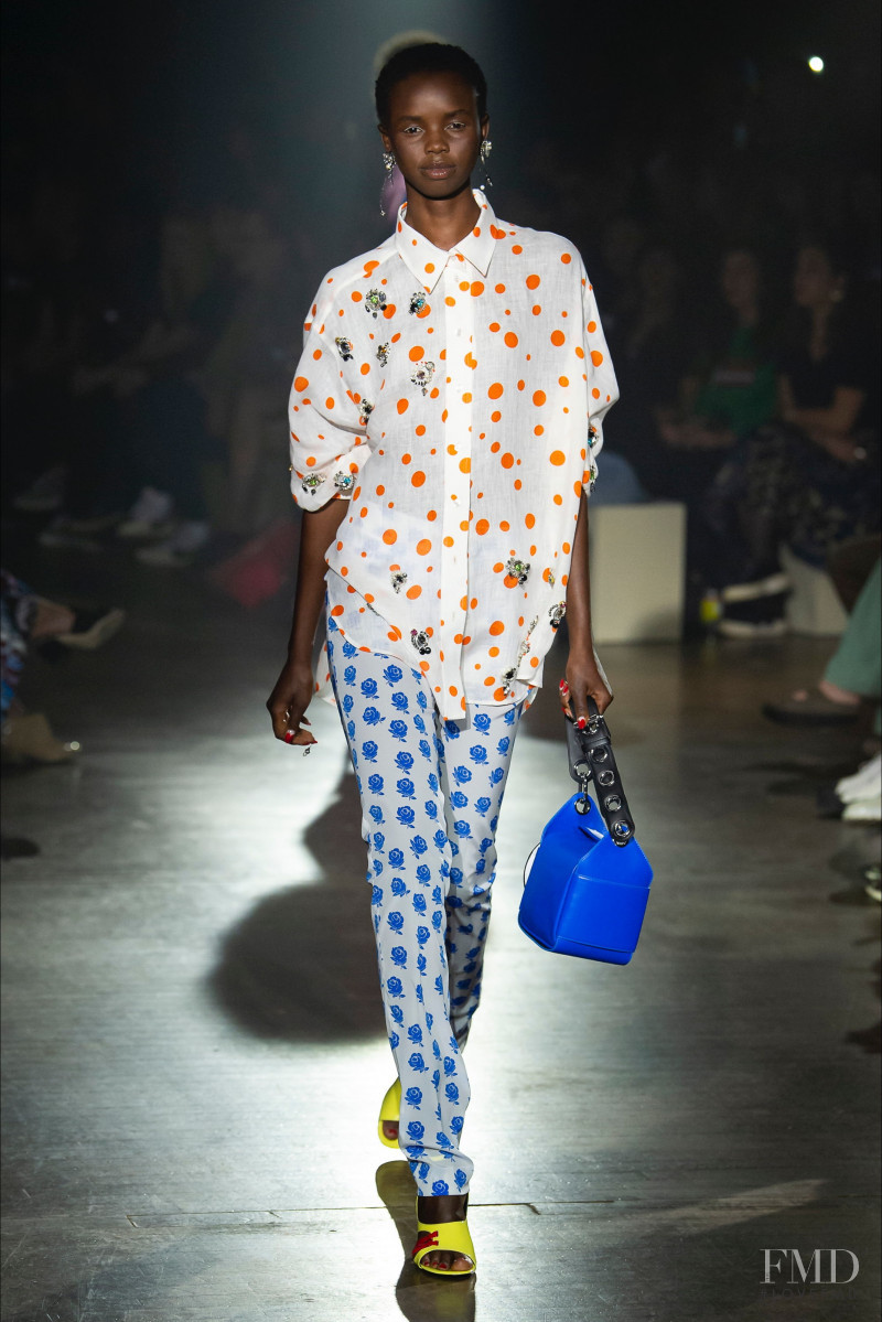 Akiima Ajak featured in  the Kenzo fashion show for Spring/Summer 2019
