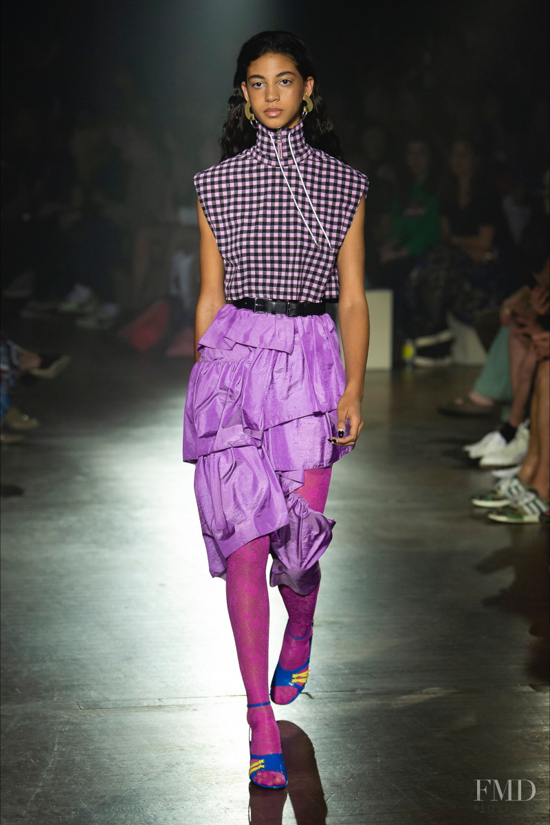 Rocio Marconi featured in  the Kenzo fashion show for Spring/Summer 2019