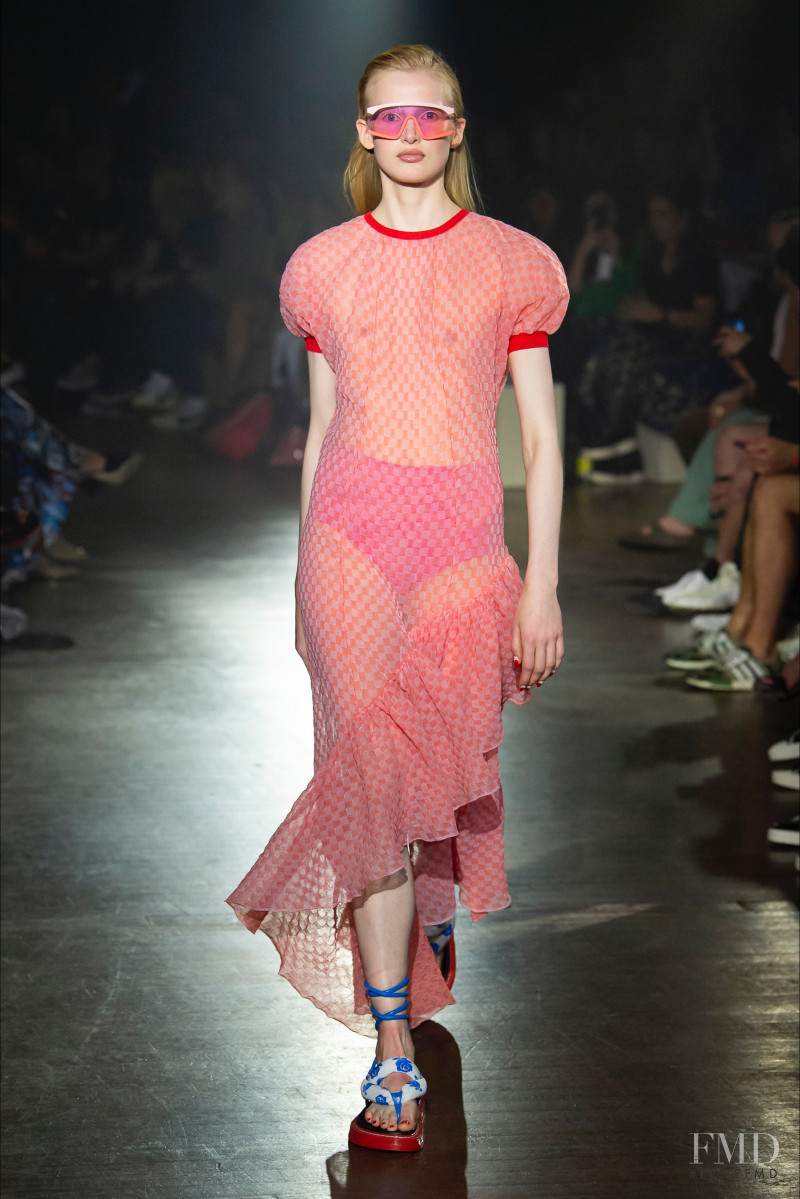 Leah Rodl featured in  the Kenzo fashion show for Spring/Summer 2019