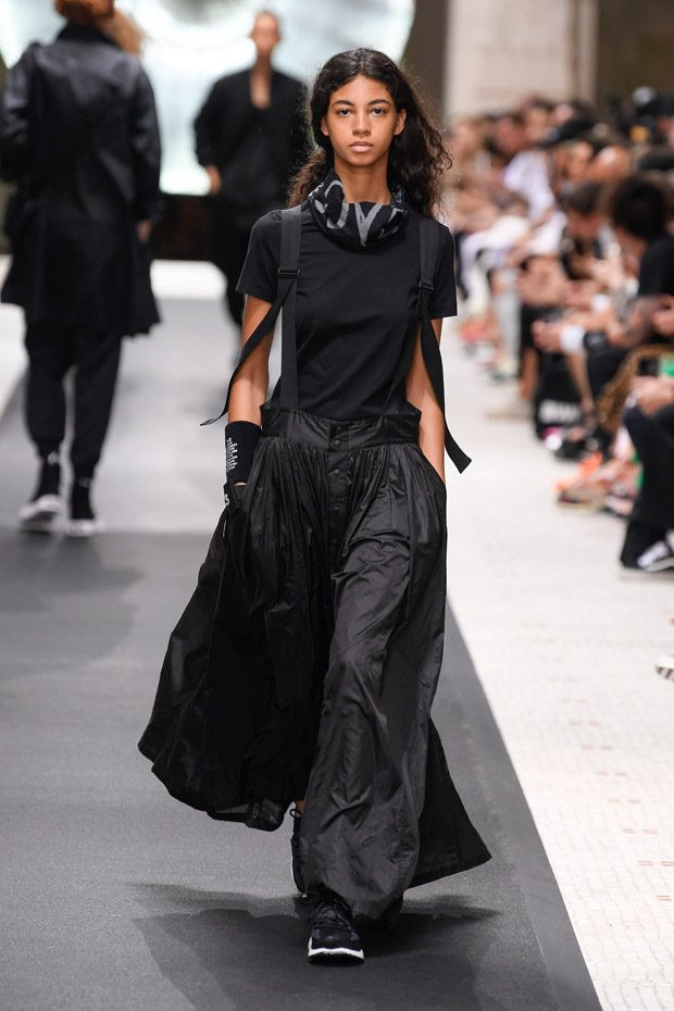 Rocio Marconi featured in  the Y-3 fashion show for Spring/Summer 2019