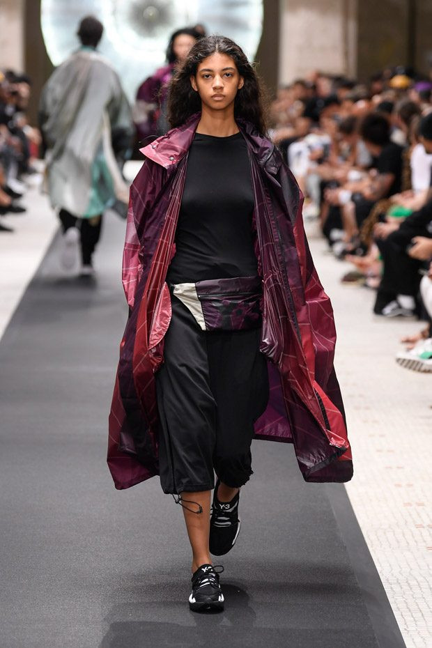 Rocio Marconi featured in  the Y-3 fashion show for Spring/Summer 2019