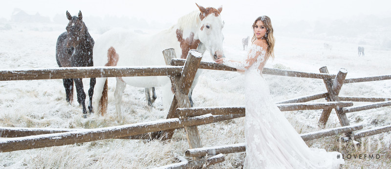 Jehane-Marie Gigi Paris featured in  the Allure Bridals lookbook for Autumn/Winter 2017