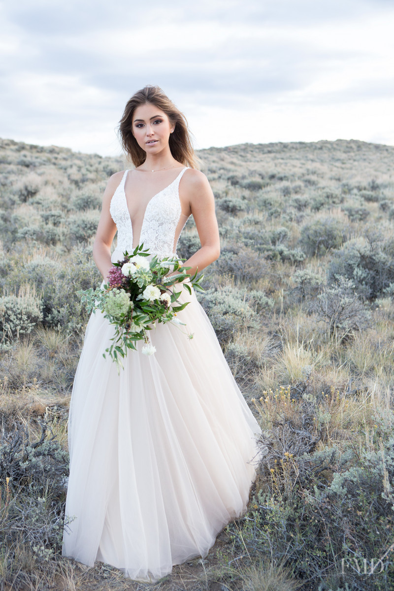 Jehane-Marie Gigi Paris featured in  the Allure Bridals lookbook for Autumn/Winter 2017