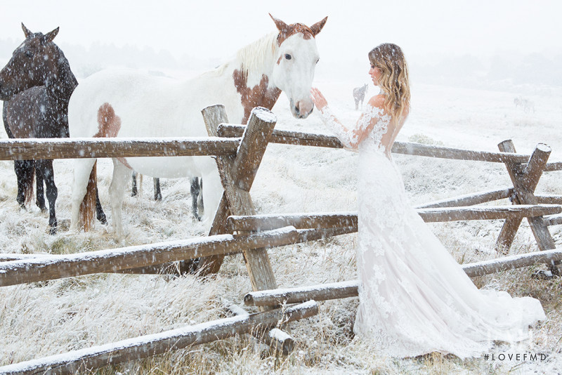 Jehane-Marie Gigi Paris featured in  the Allure Bridals lookbook for Autumn/Winter 2017