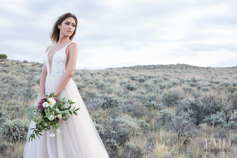 Jehane-Marie Gigi Paris featured in  the Allure Bridals lookbook for Autumn/Winter 2017