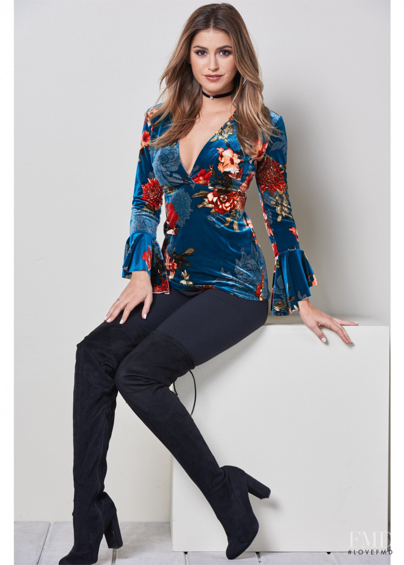 Jehane-Marie Gigi Paris featured in  the Venus Clothing catalogue for Autumn/Winter 2017