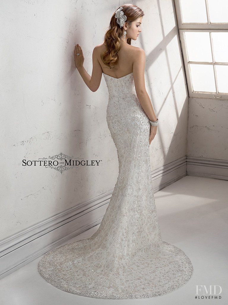 Jehane-Marie Gigi Paris featured in  the Sottero & Midgley lookbook for Spring/Summer 2017