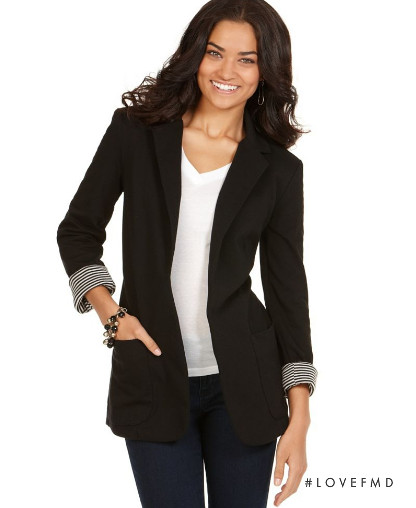 Shanina Shaik featured in  the Macy\'s catalogue for Spring/Summer 2010