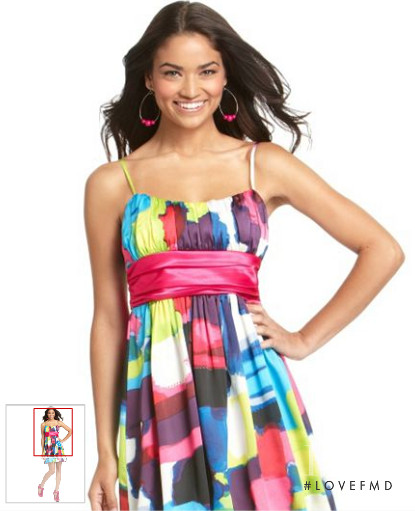 Shanina Shaik featured in  the Macy\'s catalogue for Spring/Summer 2010