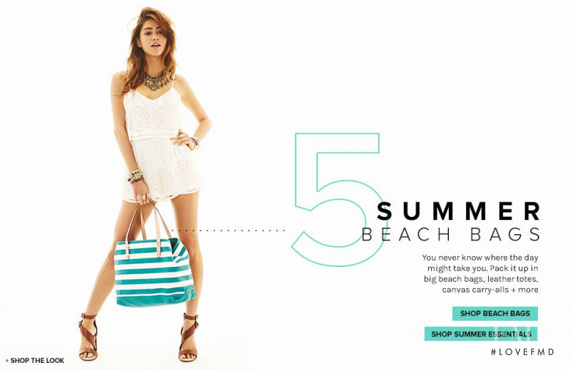 Jehane-Marie Gigi Paris featured in  the REVOLVE  Summer Essentials lookbook for Summer 2014