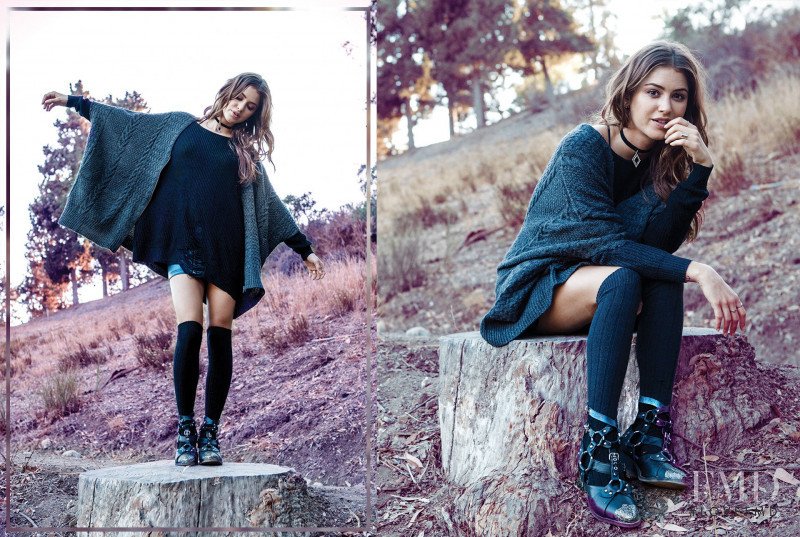 Jehane-Marie Gigi Paris featured in  the LF Stores Sweater Season lookbook for Winter 2014