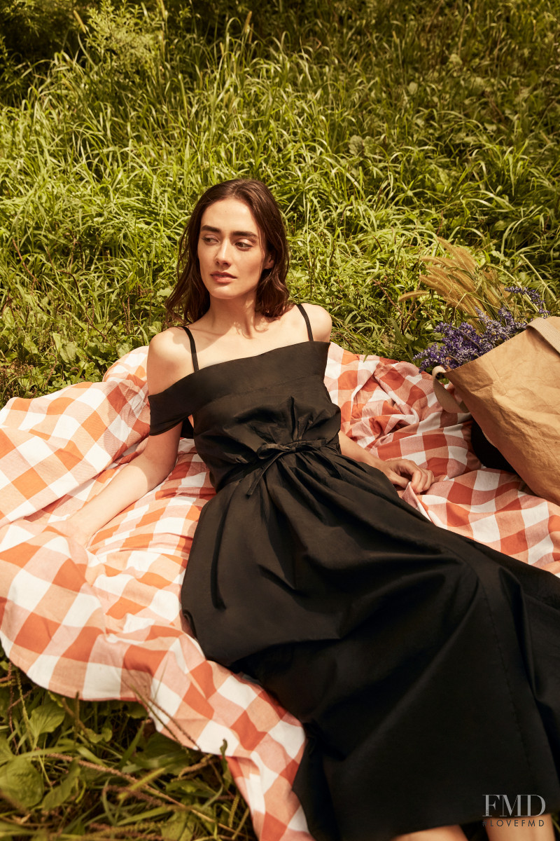 Amanda Googe featured in  the Moda Operandi lookbook for Resort 2019