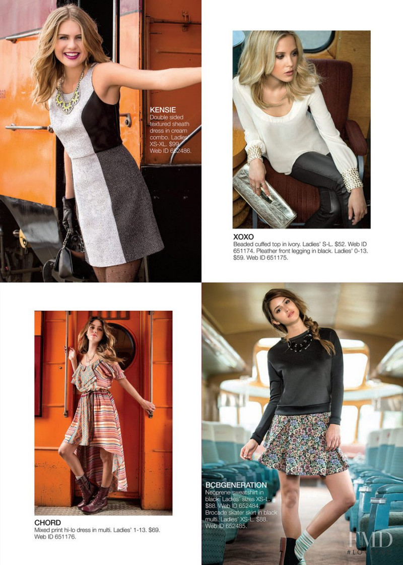 Jehane-Marie Gigi Paris featured in  the Bon-Ton catalogue for Autumn/Winter 2013
