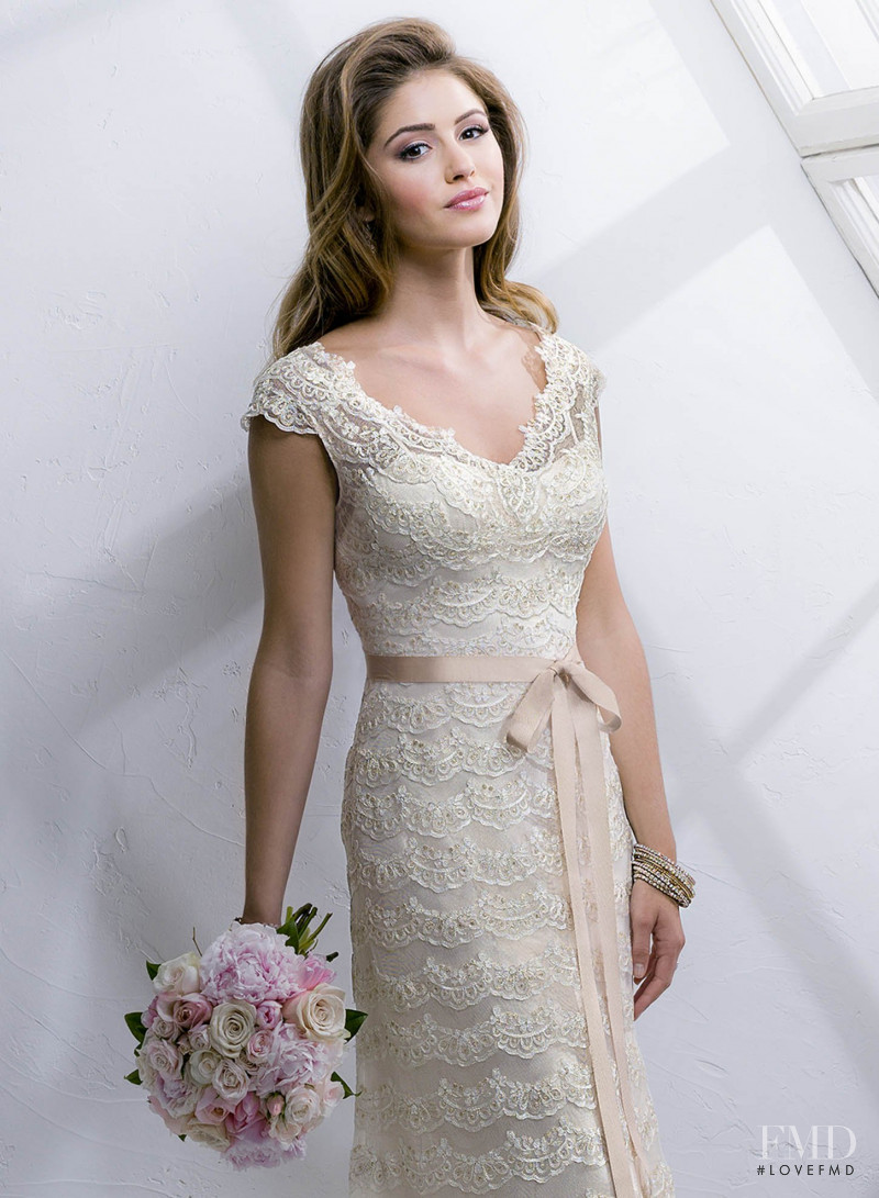 Jehane-Marie Gigi Paris featured in  the Sottero & Midgley catalogue for Spring/Summer 2014