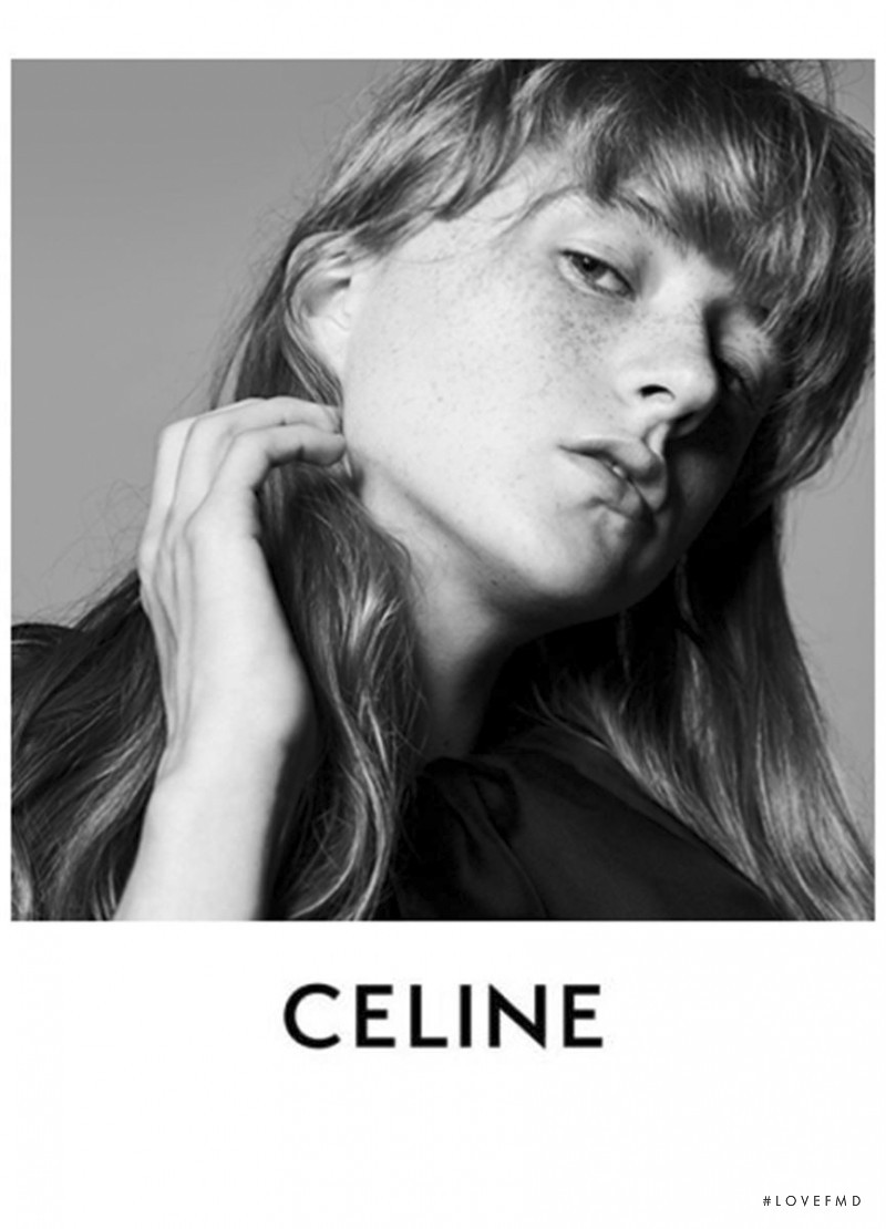 Thialda Bok featured in  the Celine The Introductory Campaign advertisement for Autumn/Winter 2018