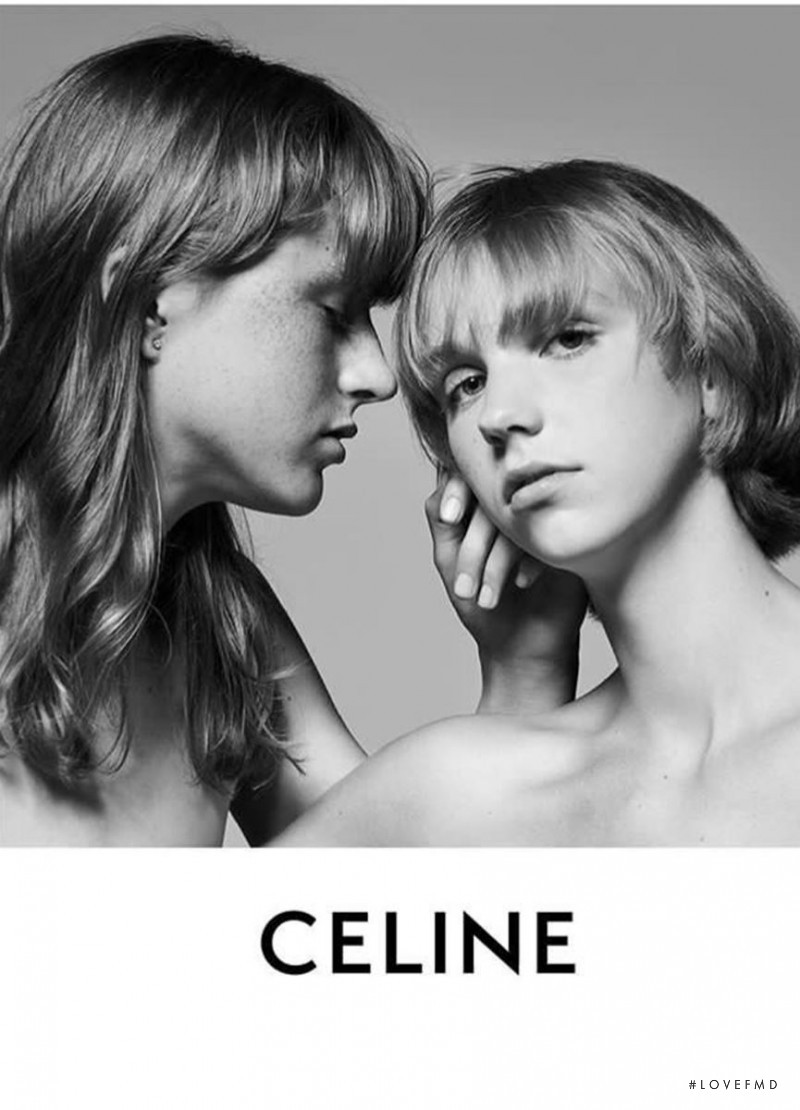 Thialda Bok featured in  the Celine The Introductory Campaign advertisement for Autumn/Winter 2018
