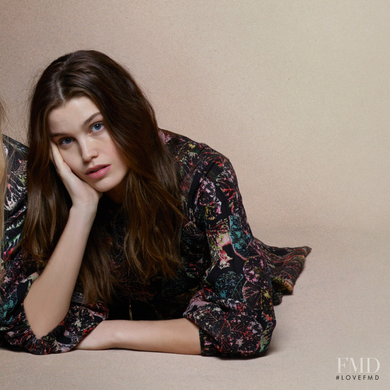 Luna Bijl featured in  the Chanel advertisement for Autumn/Winter 2018