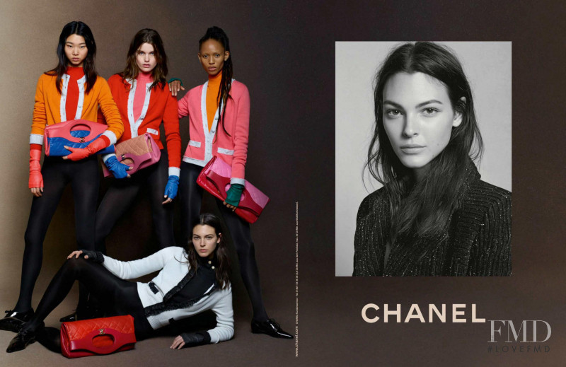 Adesuwa Aighewi featured in  the Chanel advertisement for Autumn/Winter 2018