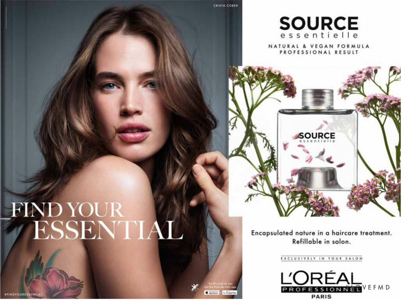 Crista Cober featured in  the L\'Oreal Paris advertisement for Autumn/Winter 2018