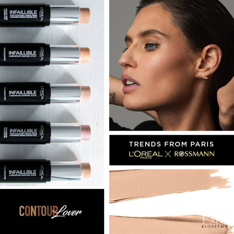 Bianca Balti featured in  the L\'Oreal Paris Eye Makeup advertisement for Spring/Summer 2018