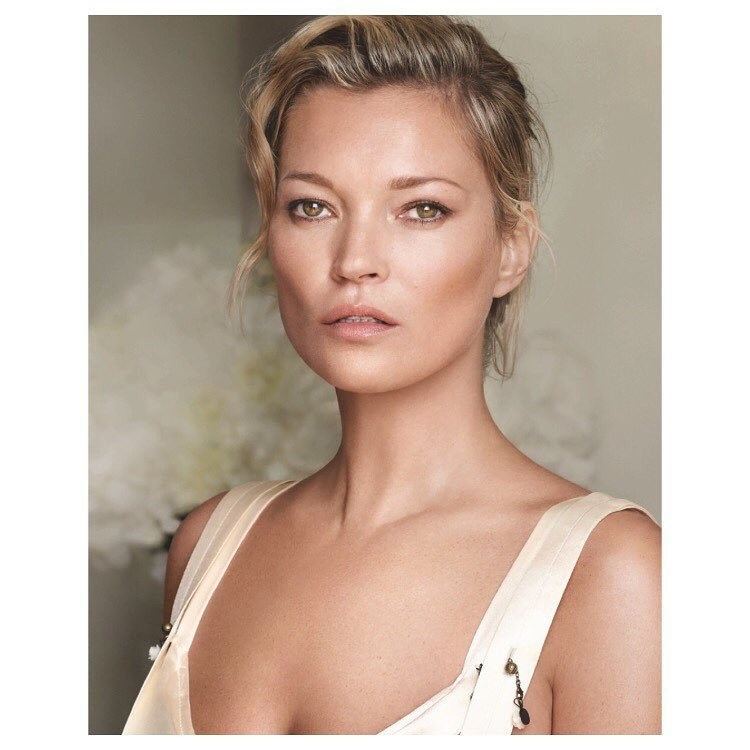 Kate Moss featured in  the Decorté Cosmetics advertisement for Spring/Summer 2018