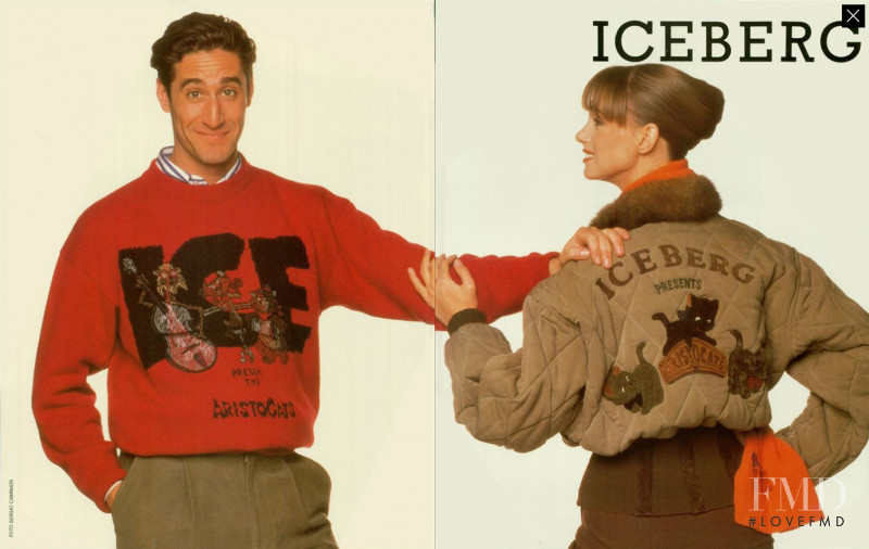 Roberta Chirko featured in  the Iceberg advertisement for Autumn/Winter 1988