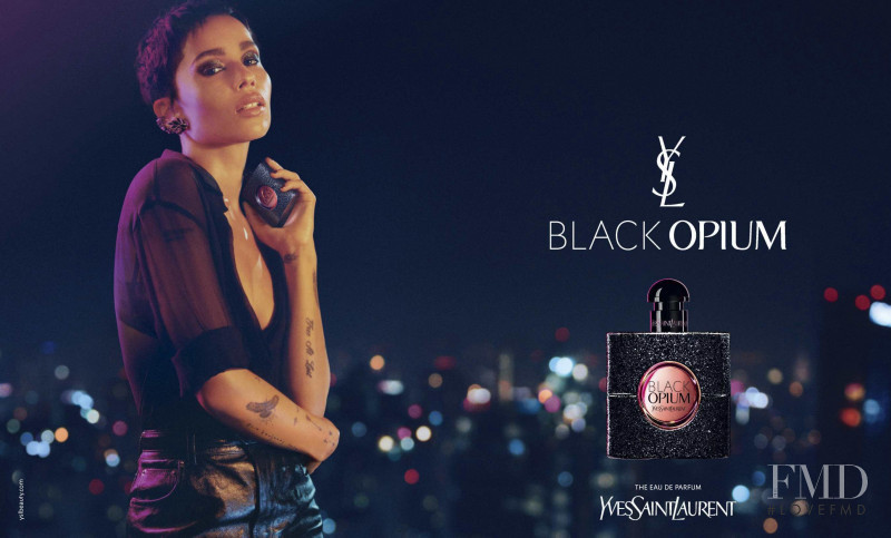 YSL Fragrance \'Black Opium\' Fragrance  advertisement for Autumn/Winter 2018
