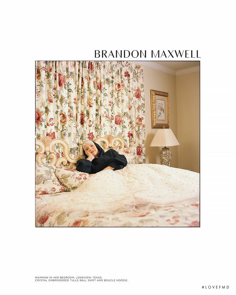Brandon Maxwell advertisement for Autumn/Winter 2018