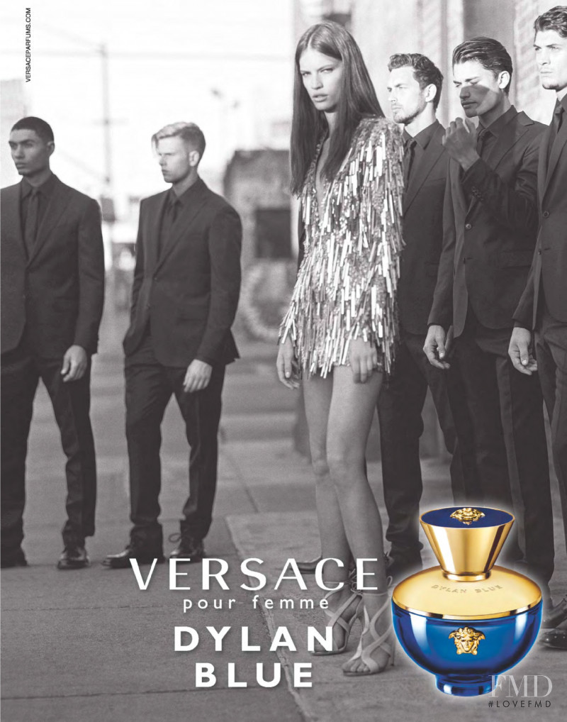 Faretta Radic featured in  the Versace Fragrance \'Dylan Blue\' Pour Femme Fragrance advertisement for Autumn/Winter 2017