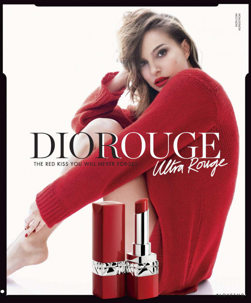 Dior Beauty Dior Rouge Lipstick advertisement for Autumn/Winter 2018