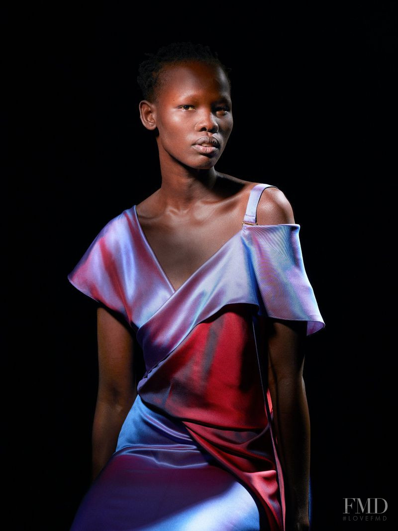 Shanelle Nyasiase featured in  the Sies Marjan advertisement for Autumn/Winter 2018
