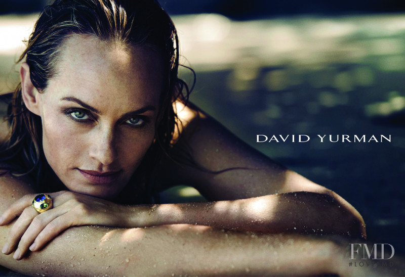 Amber Valletta featured in  the David Yurman advertisement for Autumn/Winter 2018