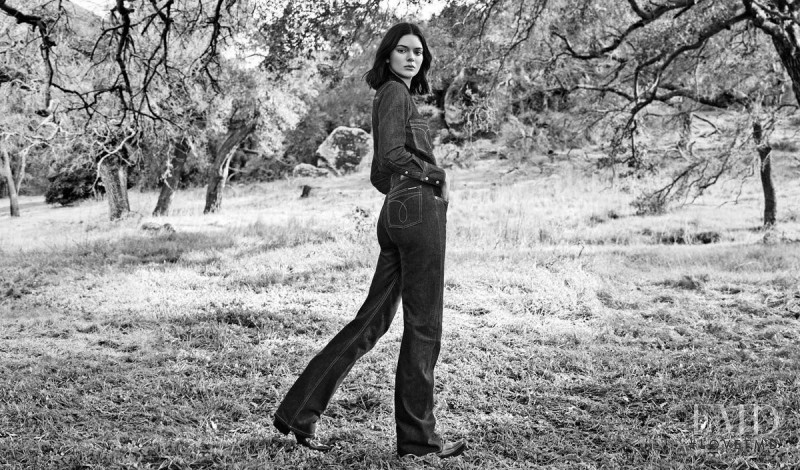 Kendall Jenner featured in  the Calvin Klein Underwear advertisement for Autumn/Winter 2018