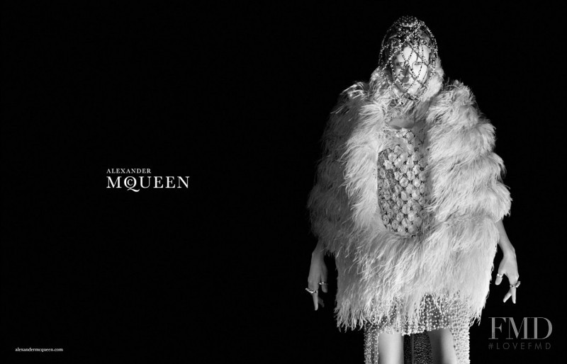 Edie Campbell featured in  the Alexander McQueen advertisement for Autumn/Winter 2013