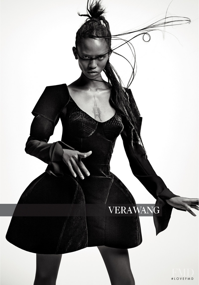 Adesuwa Aighewi featured in  the Vera Wang advertisement for Autumn/Winter 2018