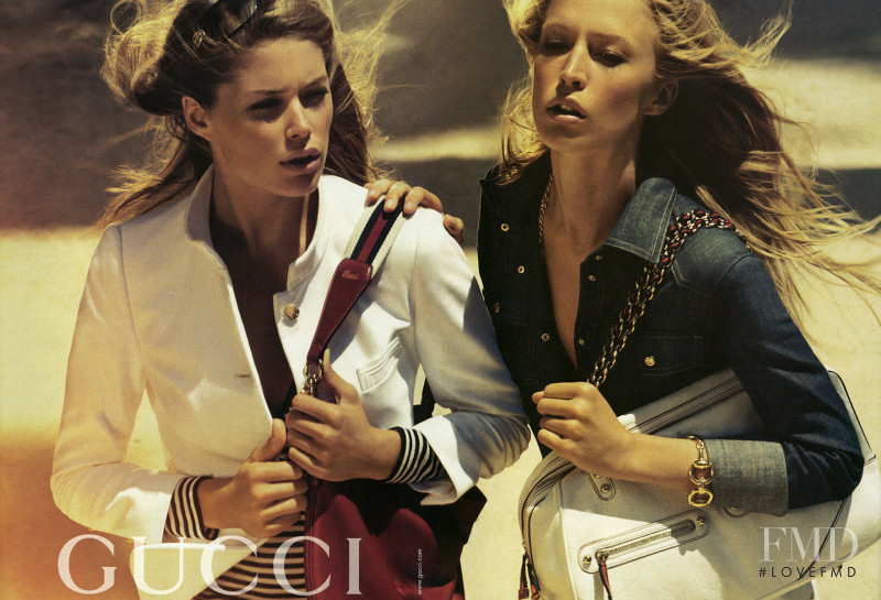 Doutzen Kroes featured in  the Gucci advertisement for Cruise 2005