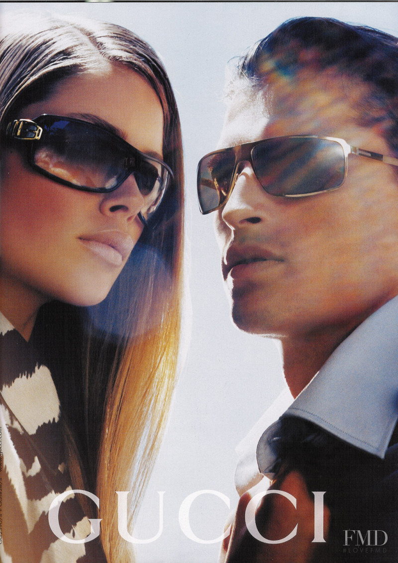 Raquel Zimmermann featured in  the Gucci advertisement for Cruise 2005