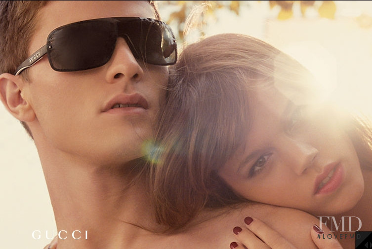 Freja Beha Erichsen featured in  the Gucci advertisement for Spring/Summer 2006