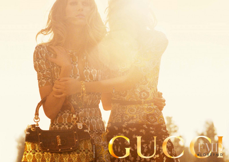 Freja Beha Erichsen featured in  the Gucci advertisement for Spring/Summer 2006